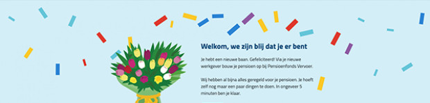 Online flow 'Nieuw in dienst' live