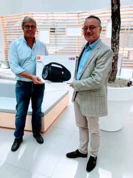 Jan de Lange winnaar van de JBL Boombox