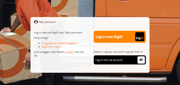 Ander inlogscherm